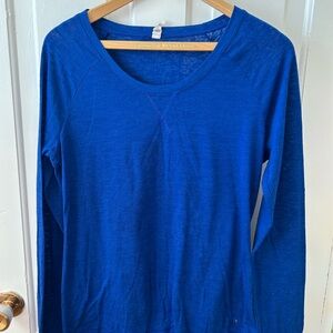 Under Armour Women’s Long-Sleeve Scoop Neck Top - Cobalt Blue